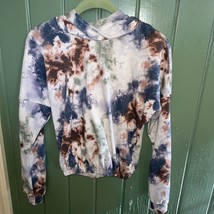 Whiteroom + Cactus  Tie Dye Pullover Hoodie Sweatshirt Size XS - £16.73 GBP