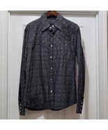 Fender Custom Shop Rock And Roll Religion Snap Button Embroidered Shirt Men's L - $80.03
