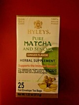  HYLEYS PURE MATCHA &amp; SENCHA GINGER FLAVOR SUPPORTS THE IMMUNE SYSTEM - $14.85
