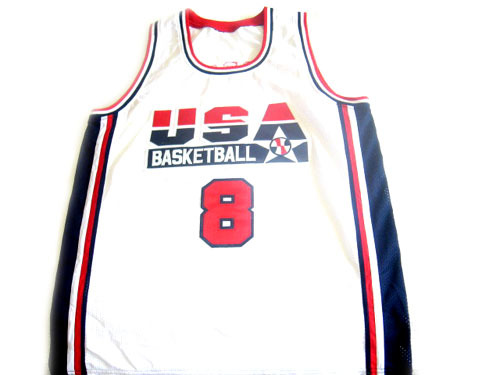 Scottie Pippen #8 Team USA BasketBall Jersey White Any Size - $39.99