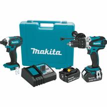 Makita XT263M 18V LXT® Lithium-Ion Cordless 2-Pc. Combo Kit (4.0Ah) - £313.40 GBP