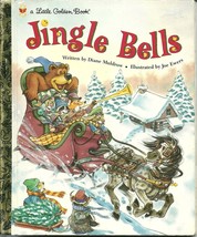 Jingle Bells Diane Muldrow Hardcover Little Golden Book 1st Edition - £1.55 GBP