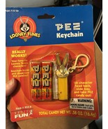 Vintage Unopened PEZ Bugs Bunny Keychain dispenser on card - £3.53 GBP