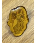 Vintage Guardian Angel Enamel Pin Pinback Religious Christianity Catholi... - $147.44 MXN
