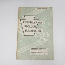 Pennsylvania Geologia Summarized Dept Di Risorse Geological Mappa 1963 - £26.81 GBP