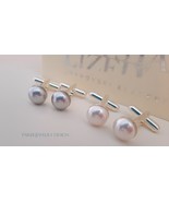Suit and tie Pearl Cufflinks • Shirt Accessories - £23.98 GBP