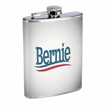 Bernie Sanders D4 Flask 8oz Stainless Steel Hip Drinking Presidential Candidate - £11.78 GBP