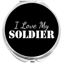 I Love My Soldier Compact with Mirrors - Perfect for your Pocket or Purse - £9.30 GBP