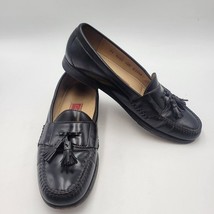 Cole Haan Black Leather Tassel Loafers 10.5 VINTAGE  - $556.39 MXN