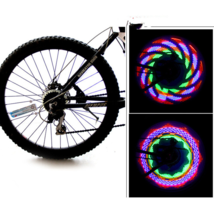 Bike Wheel Spoke Light 32 Patterns Wheel Light Colorful Bike Designs - £5.47 GBP+