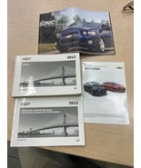 2013 CHEVY SONIC OWNER&#39;S MANUAL SET WITH OEM COMPLETE NO CASE USED. A5 - $23.38