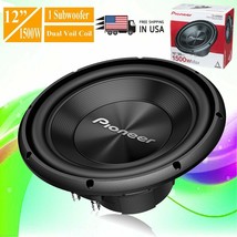 1x Pioneer TS-A300D4 1500 Watts 12" Dual Voil Coil 4-Ohm Car Subwoofer A-Series - £120.59 GBP