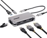 StarTech.com USB-C Multiport Adapter - 4K 60Hz HDMI/DP - 3-Port USB Hub ... - $124.71