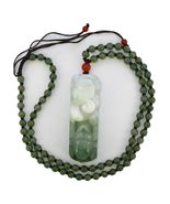2.4&quot;China Certified Grade A Nature Hisui Jadeite Jade Fortune Beetle and... - £212.77 GBP