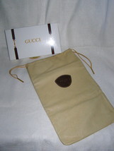 Gucci Vintage Large Pigskin Leather Drawstring Bag  New+Original Gucci Gift Box  - £77.84 GBP