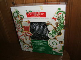 Michael&#39;s Celebrate 20 Pc Christmas Cookie Cutter Set (New) - £6.95 GBP