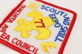 Vintage 1977 Skill Expo Ouachita Area Council Boy Scouts America BSA Camp Patch - £8.78 GBP