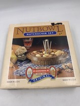 H.M. Quackenbush NUTBOWL NUTCRACKER SET Made in USA Bowl and Tools Included - $29.91