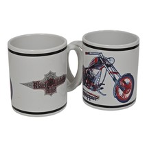 American Chopper Coffee Mugs (2) Black Widow Bike Orange County OCC Memorabilia - £10.68 GBP