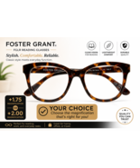 Foster Grant FGLR 25 769 PRP TOR  Reading READERS Glasses +1.75 or +2.00 - $9.89