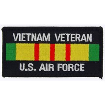 U.S. Air Force Vietnam Veteran Patch Black &amp; Yellow - £7.28 GBP