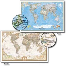 World National Geographic Wall Map - $29.99