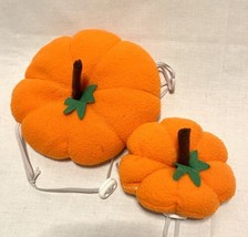 Halloween Dog Pumpkin Hats Set Of 2 Medium And Small Adjustable - £9.49 GBP