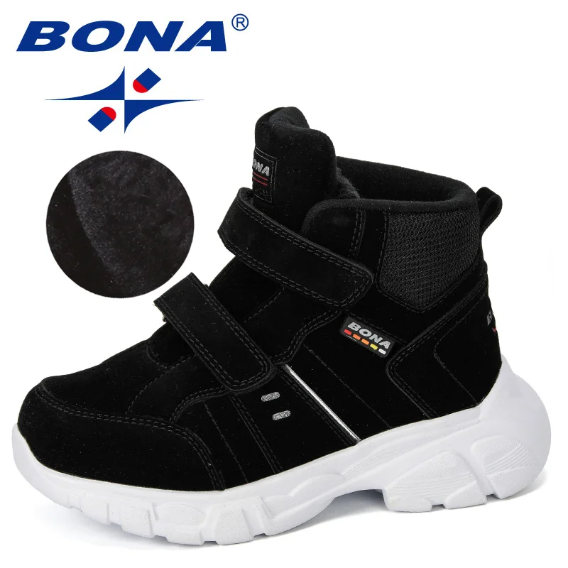 BONA New Designer Children Shoes Outdoor Flock Fashion Boots Students Sneakers P - £158.26 GBP