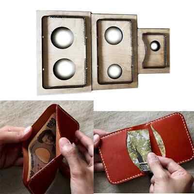 Simple Card Holder Die Cutter Template Wallet Bag Leather Crafts Punch Tool