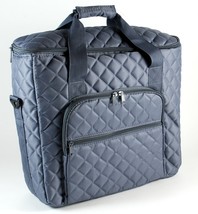Hemline Embroidery Unit &amp; Project Notions Quilted Padded Bag Gray Sewing - £31.85 GBP
