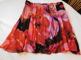 Lane Bryant Women&#39;s Ladies Knee Length Skirt Size 22/24 Multicolored NWT - £22.26 GBP
