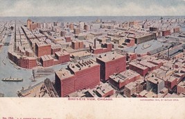 Chicago Illinois IL 1904 Bird&#39;s Eye View UDB Postcard E14 - $2.96