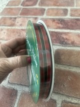 Specialty Ribbon Christmas 10 Yards, .59 Inch Wide, Red, Green, &amp; Gold S... - $7.87