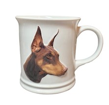 Doberman Coffee Mug 3D Brown Purebred Dog White Cop Best Friend Original... - $169.49 MXN
