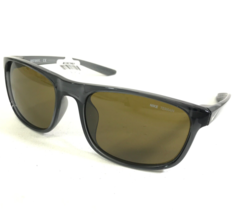 Nike Sunglasses ENDURE E CW4651 021 Clear Gray Wrap Frames with Green Lenses - £29.80 GBP