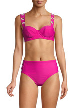 DKNY Grommet-Strap Underwire Bikini Top - £24.06 GBP