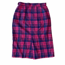 Komatsu Store vintage Plaid goth school girl goth skirt waist 12.5”, length 25” - £22.16 GBP