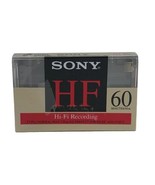 Sony HF 60 Minute Type I Normal Bias Blank Audio Cassette Tape C-60HF Fo... - £5.31 GBP
