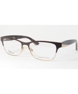 Christian Dior CD3782 MJJ BROWN GOLD / IVORY BLACK / HAVANA EYEGLASSES 5... - $111.14 CAD