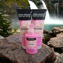 2 John Frieda Vibrant Shine Glossy Hair Conditioner 8.45 Fl Oz Each &amp;SHI... - $19.56