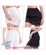 Illusion 1017 Women Premium Nylon Classic Half Slip Skirt With Lace Trim... - $26.48 CAD