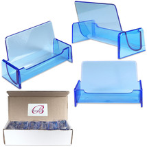12Pc Hq Acrylic Plastic Business Name Card Holder Display Stand (Clear B... - $19.16