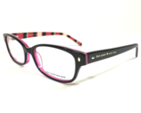 Kate Spade Eyeglasses Frames LUCYANN 0X78 Black Pink Rectangular 51-16-135 - $69.91