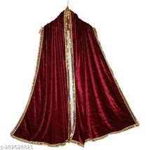 Traditional Maroon Indian Velvet Silver Embroidered Dupatta For Women Girls Wear - £22.05 GBP