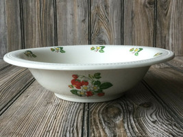 Vintage Lord Nelson Pottery Wash Bowl only with Strawberry Flowers England - £14.74 GBP