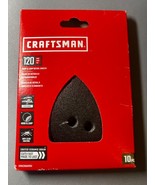 10 Pack Craftsman CMXZXGA9163 120 Grit Sanding Sheets Fits Detail Sander - $14.84