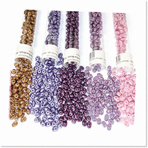 900+ Gl Beads Kit - 2-Hole Bracelet Beads in 5 Colors - Create Stunning Jewelry - £58.53 GBP