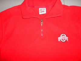 Red Oak Ohio State Buckeyes NCAA Embroidered Fleece Pullover Jacket Adult M - $32.51