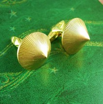 Naughty Cufflinks pointed madonna cone bra gent vintage cuff links risque burles - £99.91 GBP