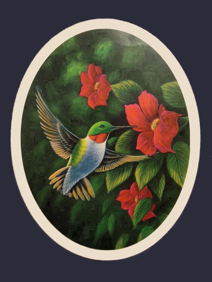 Humming Bird Feeding Time Cross Stitch Pattern***L@@K*** - $2.95